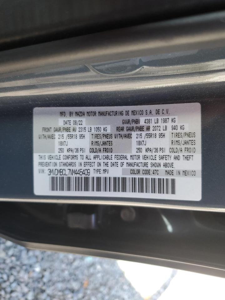 3MVDMBCL7NM445409 2022 Mazda Cx-30 Preferred