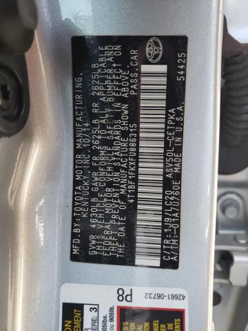 VIN 4T1BF1FKXFU886315 2015 Toyota Camry, LE no.13