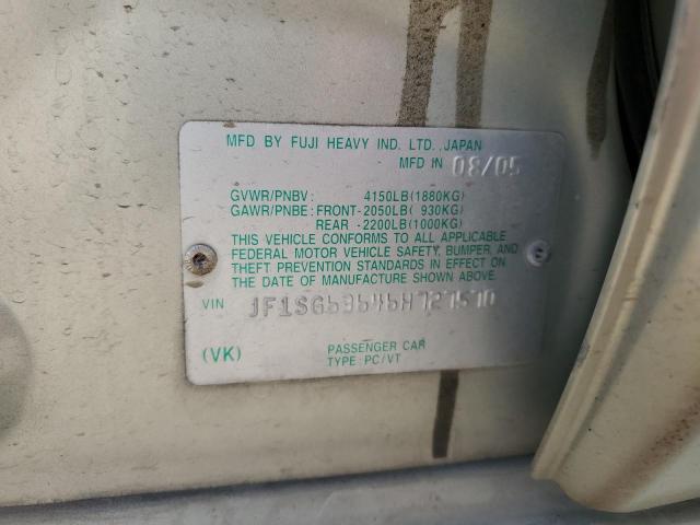 2006 Subaru Forester 2.5X VIN: JF1SG63646H727570 Lot: 63252404