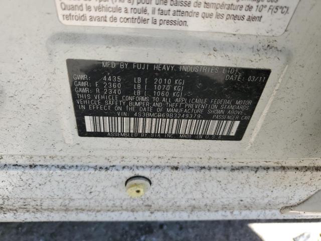 2011 Subaru Legacy 2.5I Premium VIN: 4S3BMCB69B3249379 Lot: 60707104