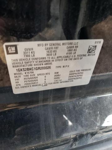 2016 GMC YUKON SLT - 1GKS2BKC1GR280026