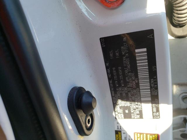 2022 Toyota Highlander L VIN: 5TDCZRBH2NS568104 Lot: 62010254