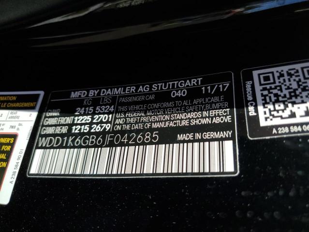 VIN WDD1K6GB6JF042685 2018 Mercedes-Benz E-Class, 4... no.13