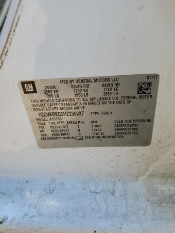 2017 CHEVROLET SILVERADO - 1GCVKREC5HZ236237