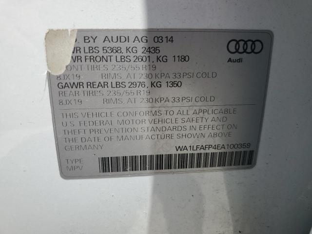 VIN WA1LFAFP4EA100359 2014 Audi Q5, Premium Plus no.13