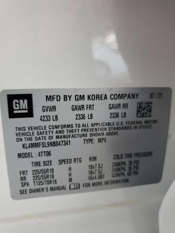 2022 Buick Encore Gx Essence VIN: KL4MMFSL9NB047341 Lot: 62742684