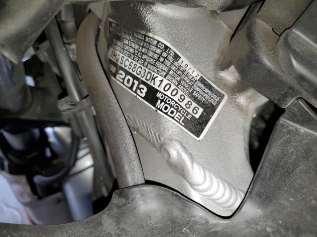2013 HONDA GL1800 G JH2SC68G3DK100986