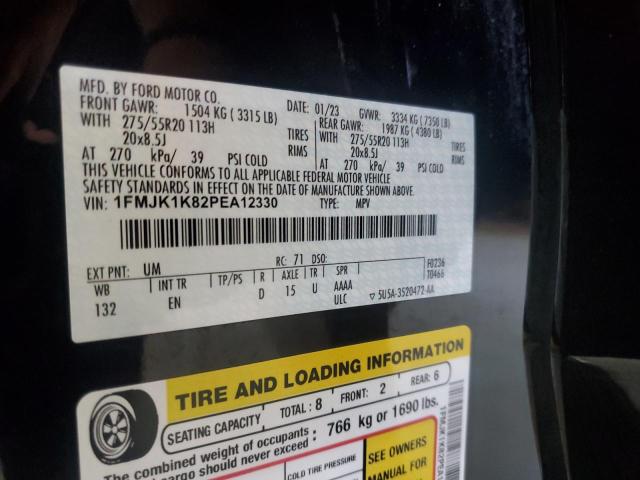 2023 FORD EXPEDITION - 1FMJK1K82PEA12330