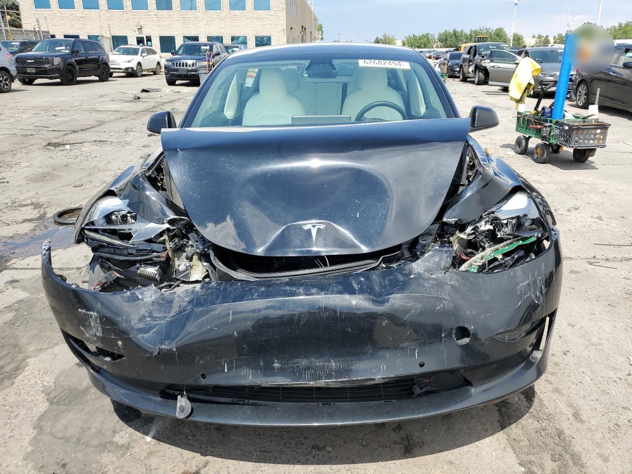 Lot #2902784262 2021 TESLA MODEL 3