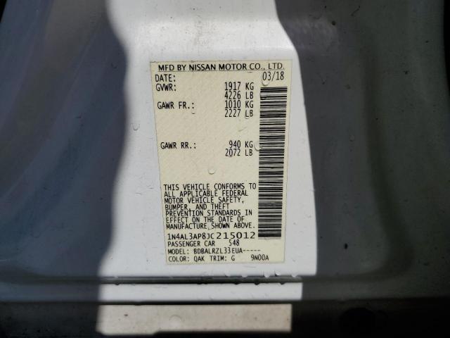 2018 NISSAN ALTIMA 2.5 - 1N4AL3AP8JC215012