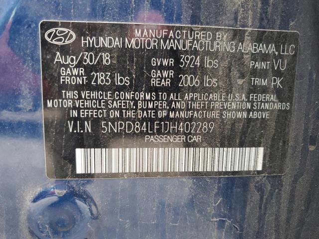 2018 HYUNDAI ELANTRA SE - 5NPD84LF1JH402289