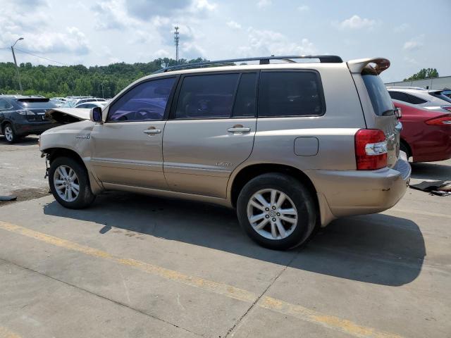 TOYOTA HIGHLANDER 2006 beige  hybrid engine JTEEW21A760019852 photo #3