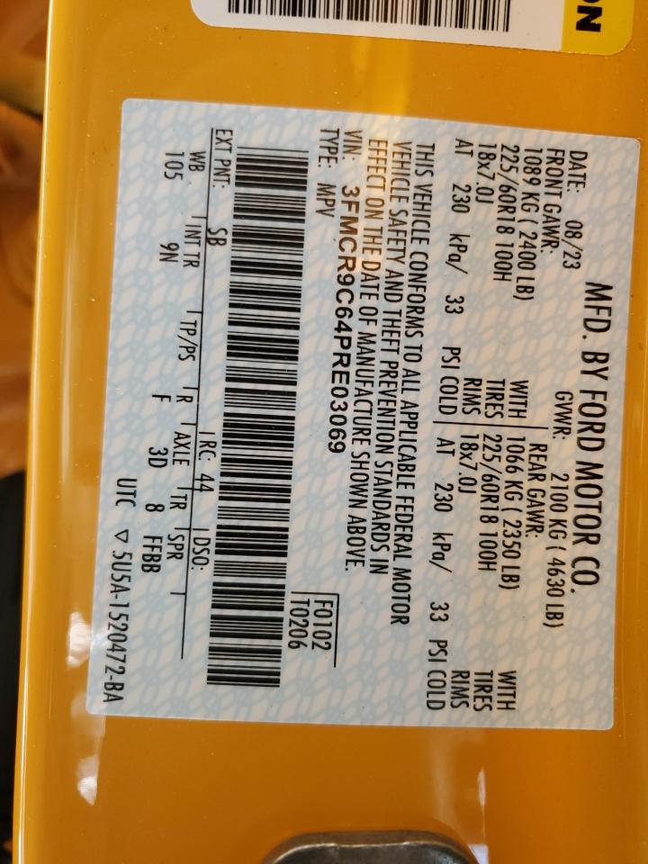 3FMCR9C64PRE03069 2023 Ford Bronco Sport Outer Banks