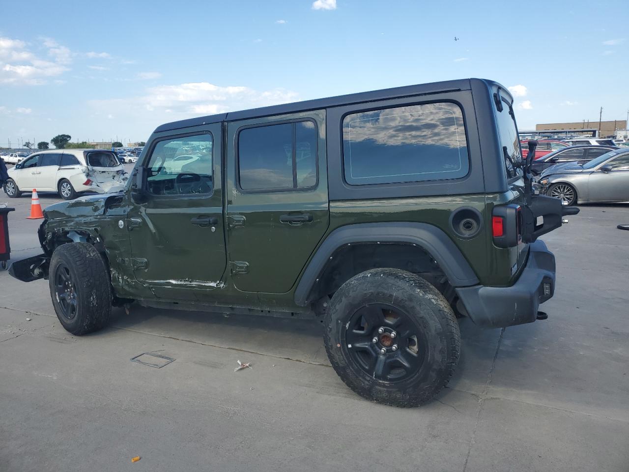 2021 Jeep Wrangler Unlimited Sport vin: 1C4HJXDG7MW708491