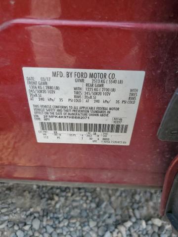 2017 FORD EDGE TITAN - 2FMPK4K97HBB82071