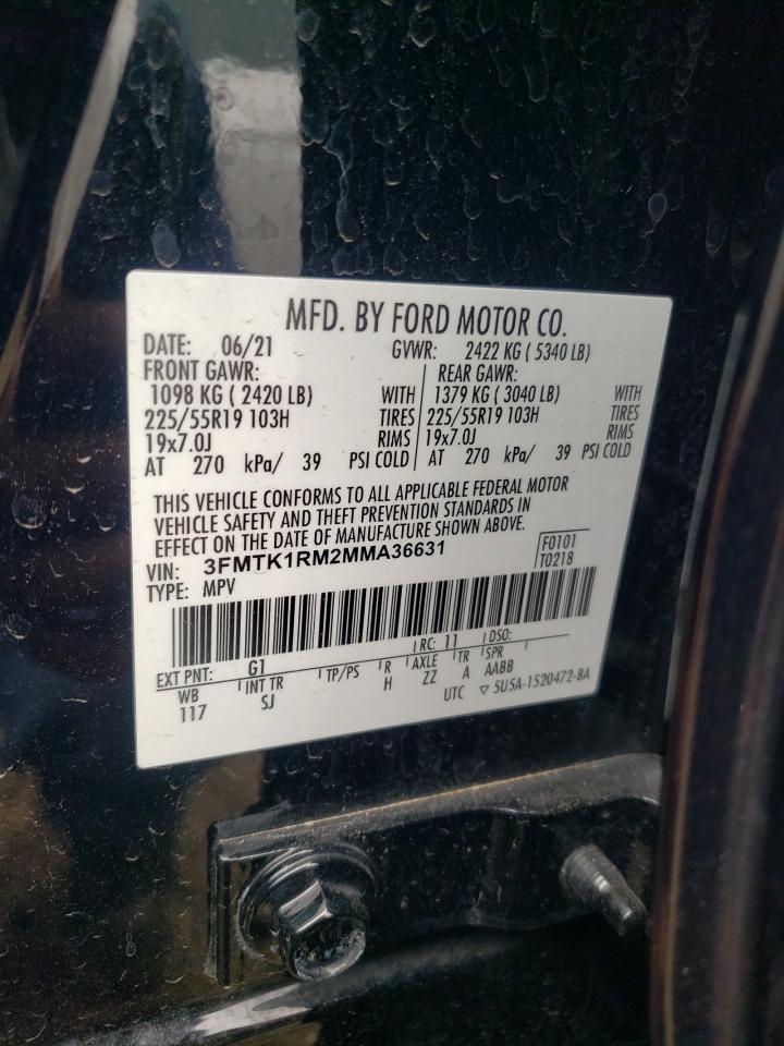 3FMTK1RM2MMA36631 2021 Ford Mustang Mach-E Select