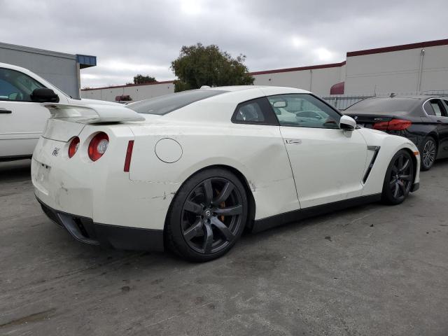 NISSAN GT-R BASE 2009 white  gas JN1AR54F19M251138 photo #4