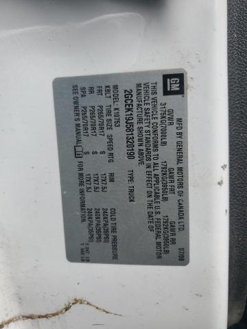 2008 Chevrolet Silverado K1500 VIN: 2GCEK19J581320190 Lot: 61259704