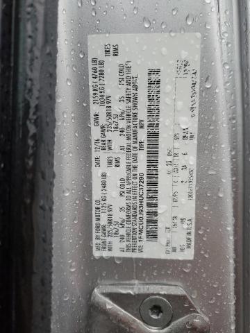 2017 FORD ESCAPE TIT - 1FMCU0J93HUC37290