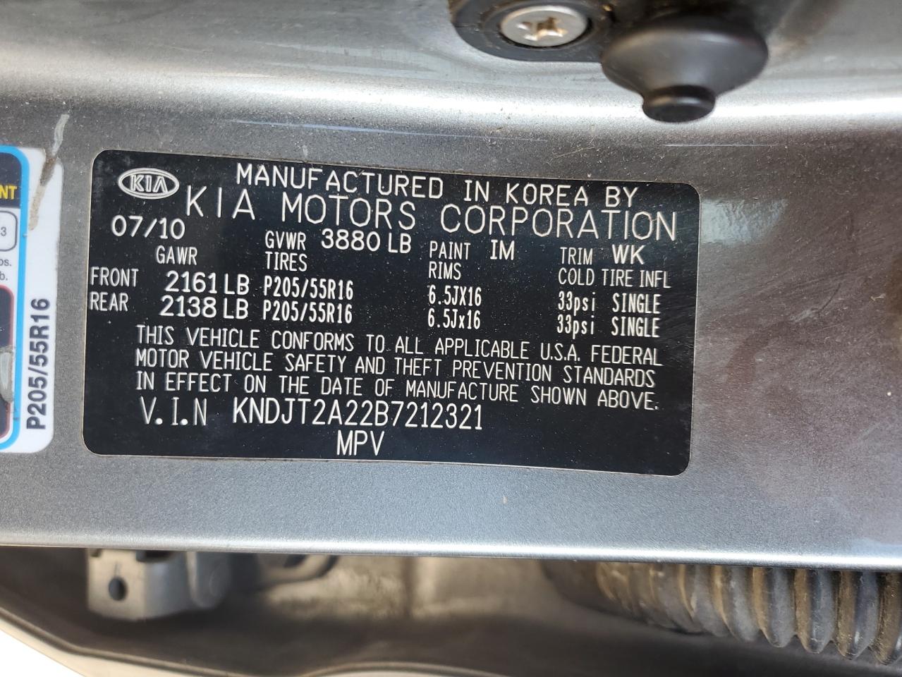 KNDJT2A22B7212321 2011 Kia Soul +