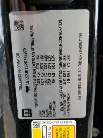 2023 GMC YUKON XL D - 1GKS2JKT6PR533979