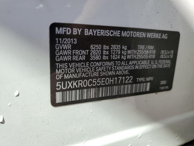 VIN 5UXKR0C55E0H17122 2014 BMW X5, Xdrive35I no.13