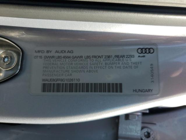 2016 Audi A3 Premium Plus VIN: WAUE8GFF8G1026110 Lot: 62860754