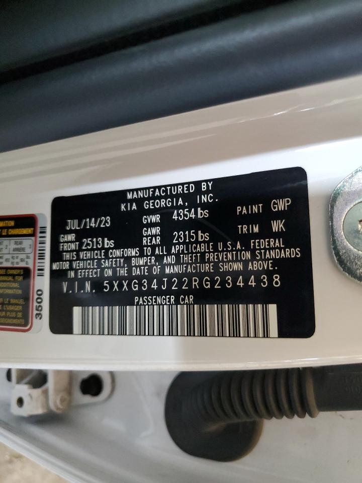 5XXG34J22RG234438 2024 Kia K5 Ex