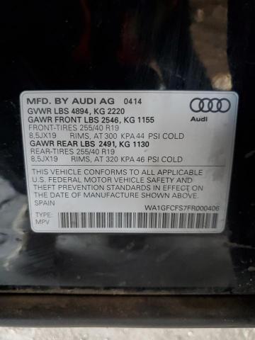 2015 AUDI Q3 PRESTIG - WA1GFCFS7FR000406