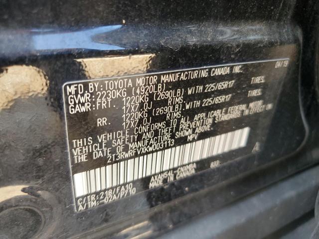 2T3RWRFVXKW003113 2019 TOYOTA RAV 4 - Image 13