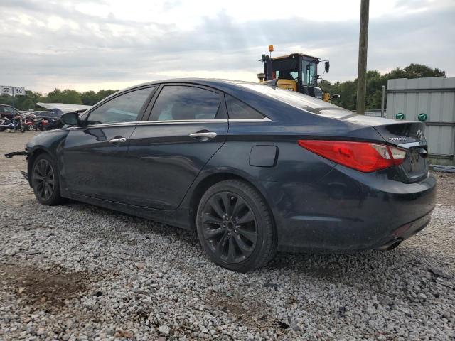 HYUNDAI SONATA SE 2011 blue sedan 4d gas 5NPEC4AB2BH148578 photo #3