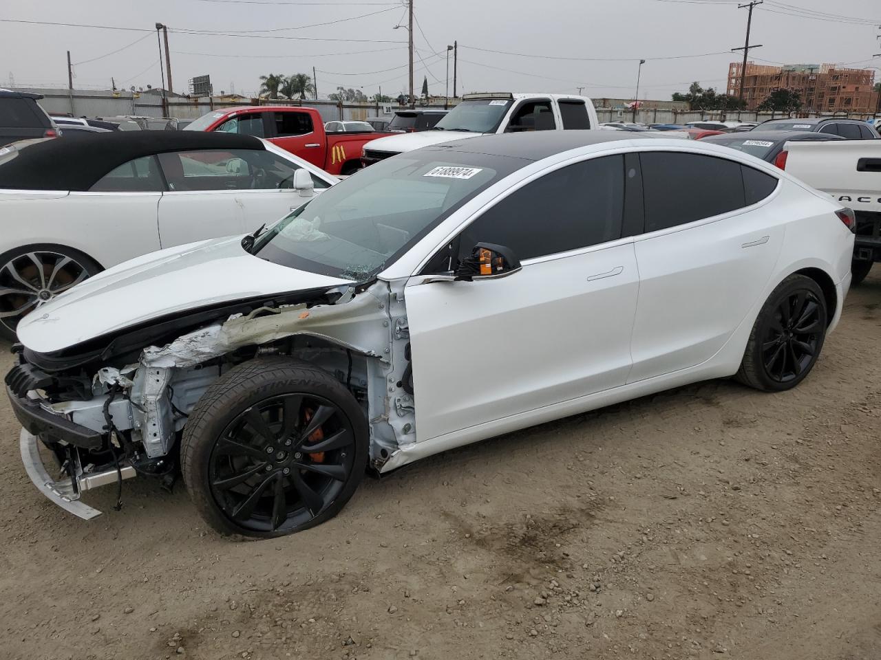 2020 Tesla Model 3 vin: 5YJ3E1EB7LF735708