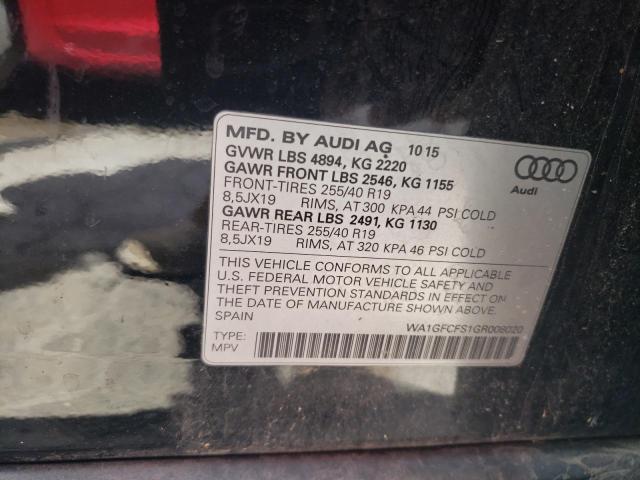 2016 AUDI Q3 PRESTIG - WA1GFCFS1GR008020