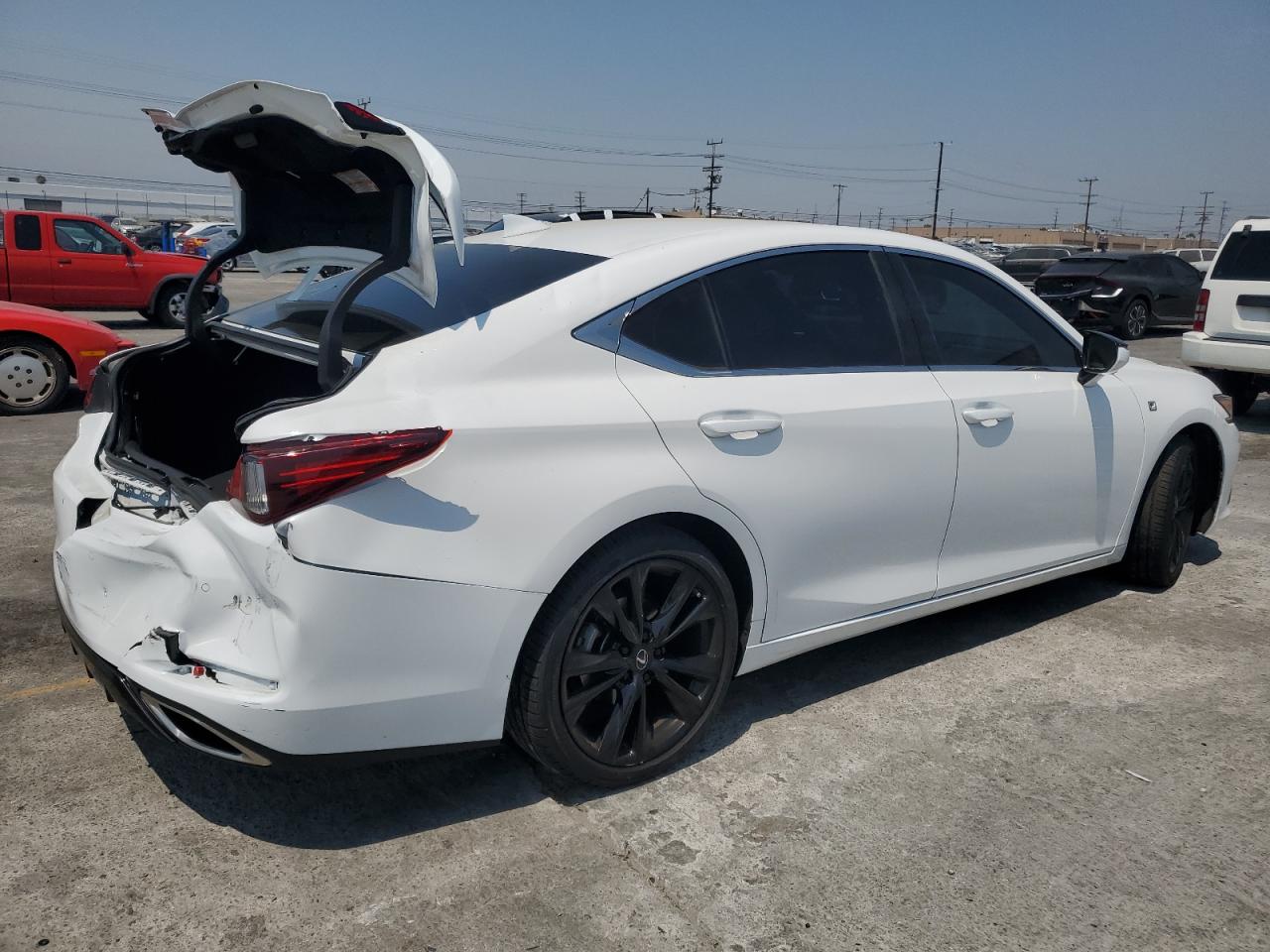 LEXUS ES 350 F S 2023 white  gas 58AJZ1B11PU158229 photo #4