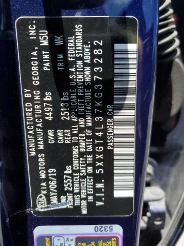 2019 Kia Optima Lx VIN: 5XXGT4L37KG373282 Lot: 61806704