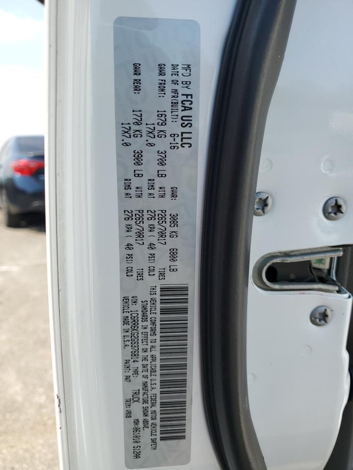 1C6RR6KG2GS376814 2016 Ram 1500 St