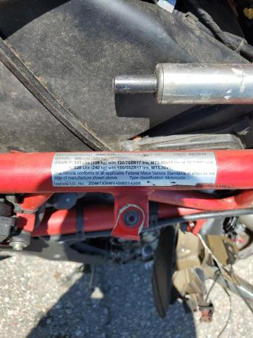 2011 DUCATI 848 ZDM1XBMV4BB014206