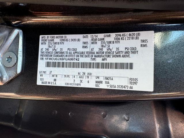 1FMCU0JX6FUA99742 2015 FORD ESCAPE - Image 10