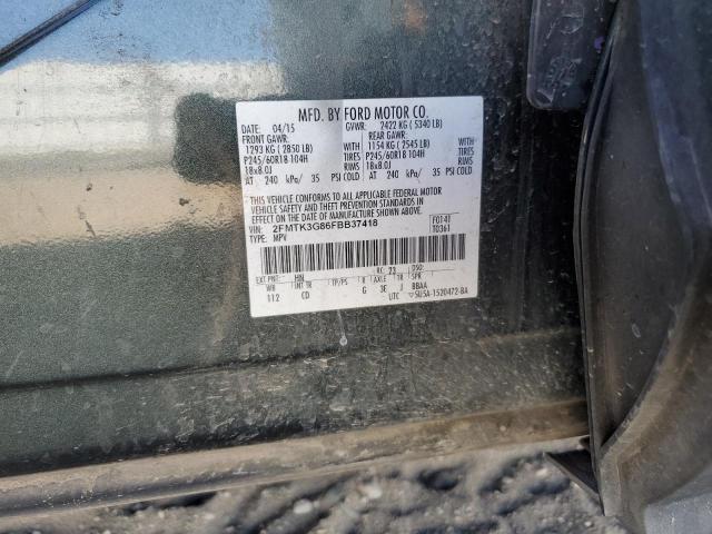 VIN 2FMTK3G86FBB37418 2015 Ford Edge, SE no.13