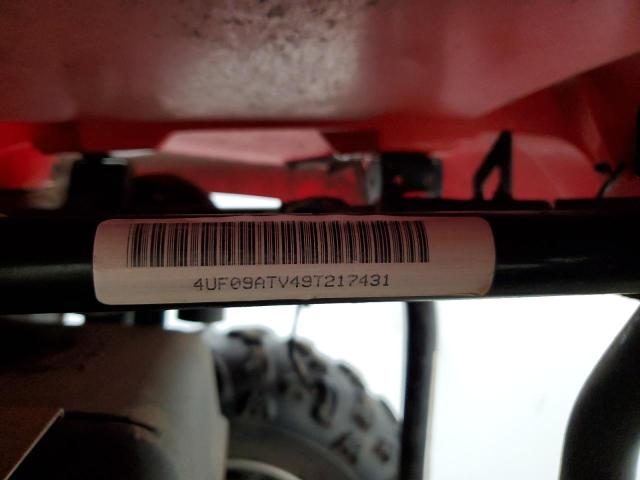 2009 ARCTIC CAT 4 WHEELER 4UF09ATV49T217431