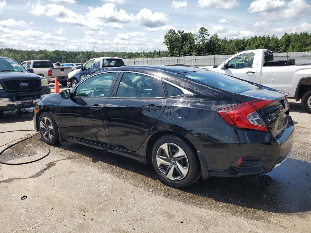 Lot #2881345489 2021 HONDA CIVIC LX