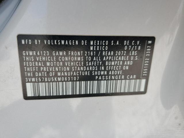 2019 VOLKSWAGEN JETTA SEL - 3VWE57BU5KM063107
