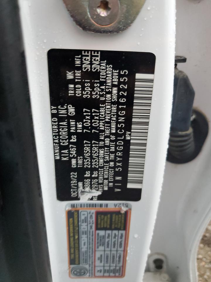 5XYRGDLC5NG162255 2022 Kia Sorento Lx