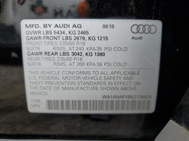 VIN WA1ANAFY6K2128429 2019 Audi Q5, Premium no.14