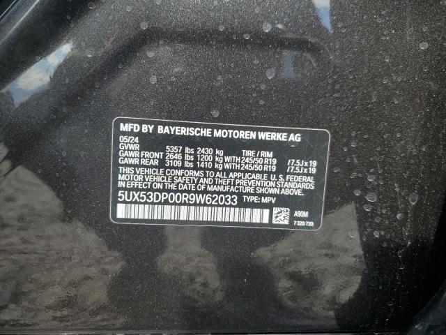 2024 BMW X3 XDRIVE3 - 5UX53DP00R9W62033