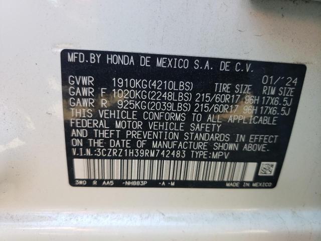 2024 HONDA HR-V LX - 3CZRZ1H39RM742483