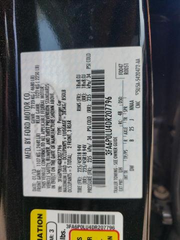 VIN 3FA6P0LU4DR207796 2013 Ford Fusion, Se Hybrid no.12