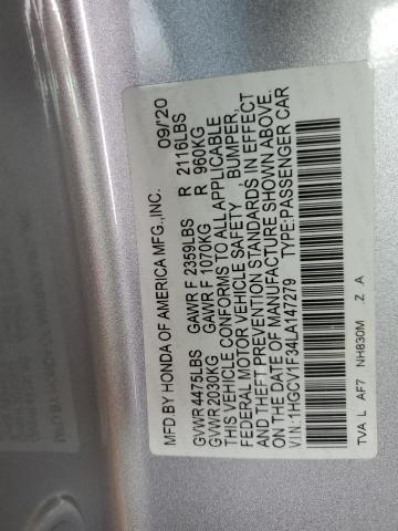 2020 HONDA ACCORD SPO - 1HGCV1F34LA147279