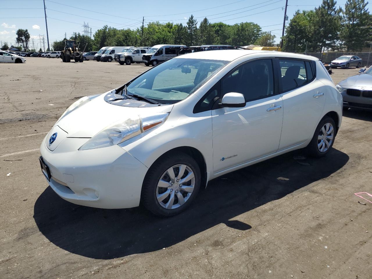 2015 Nissan Leaf S vin: 1N4AZ0CP9FC326623