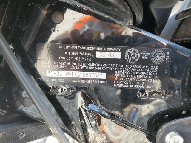 2005 HARLEY-DAVIDSON FLHTI 1HD1FVW1X5Y686782